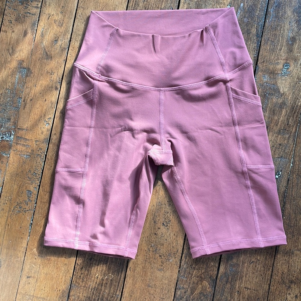 2/$30•NEW Bike Shorts - Dusty Rose - Sm
